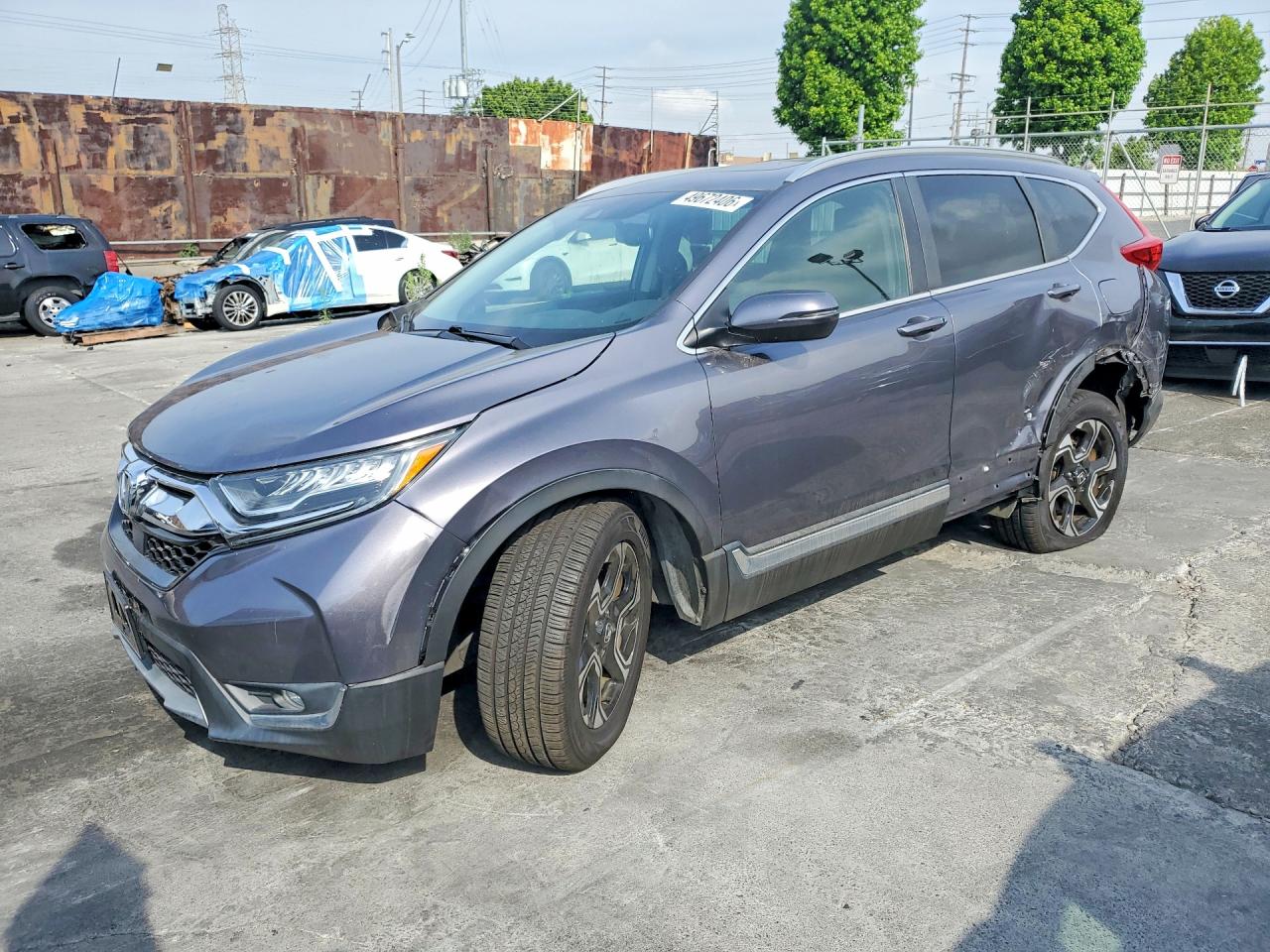 2017 Honda Crv VIN 7FARW1H96HE022018 photo 1