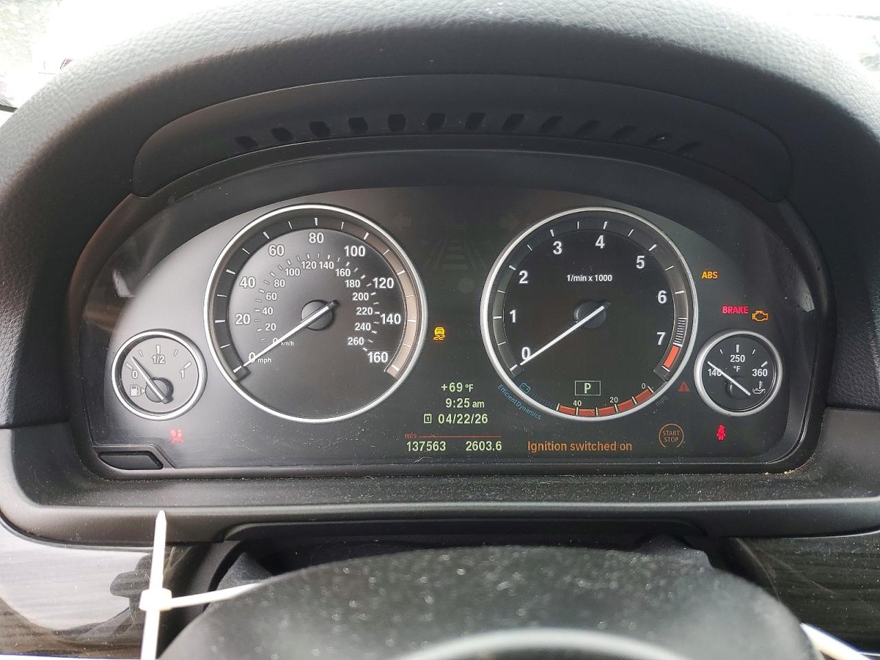 2013 BMW 5 series VIN WBAXH5C57DDW16110 photo 9