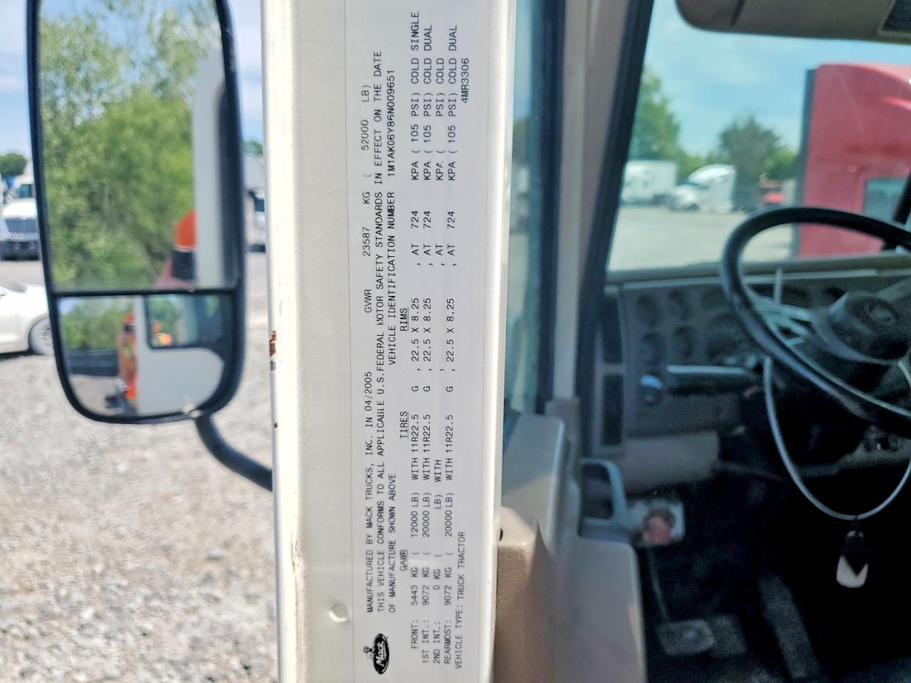 2006 MACK All other VIN 1M1AK06Y86N009651 photo 10