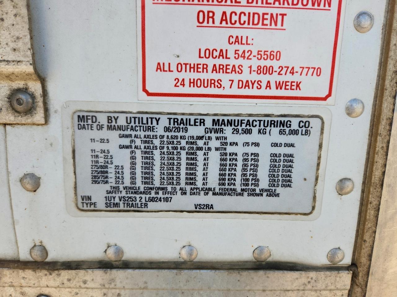 2020 UTILITY All models VIN 1UYVS2532L6024107 photo 10