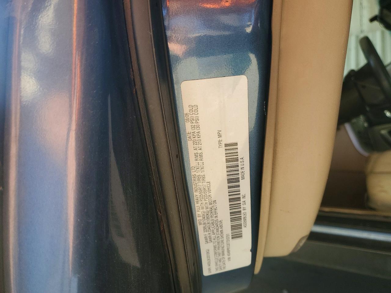 2007 Subaru Outback VIN 4S4BP61C877310751 photo 12