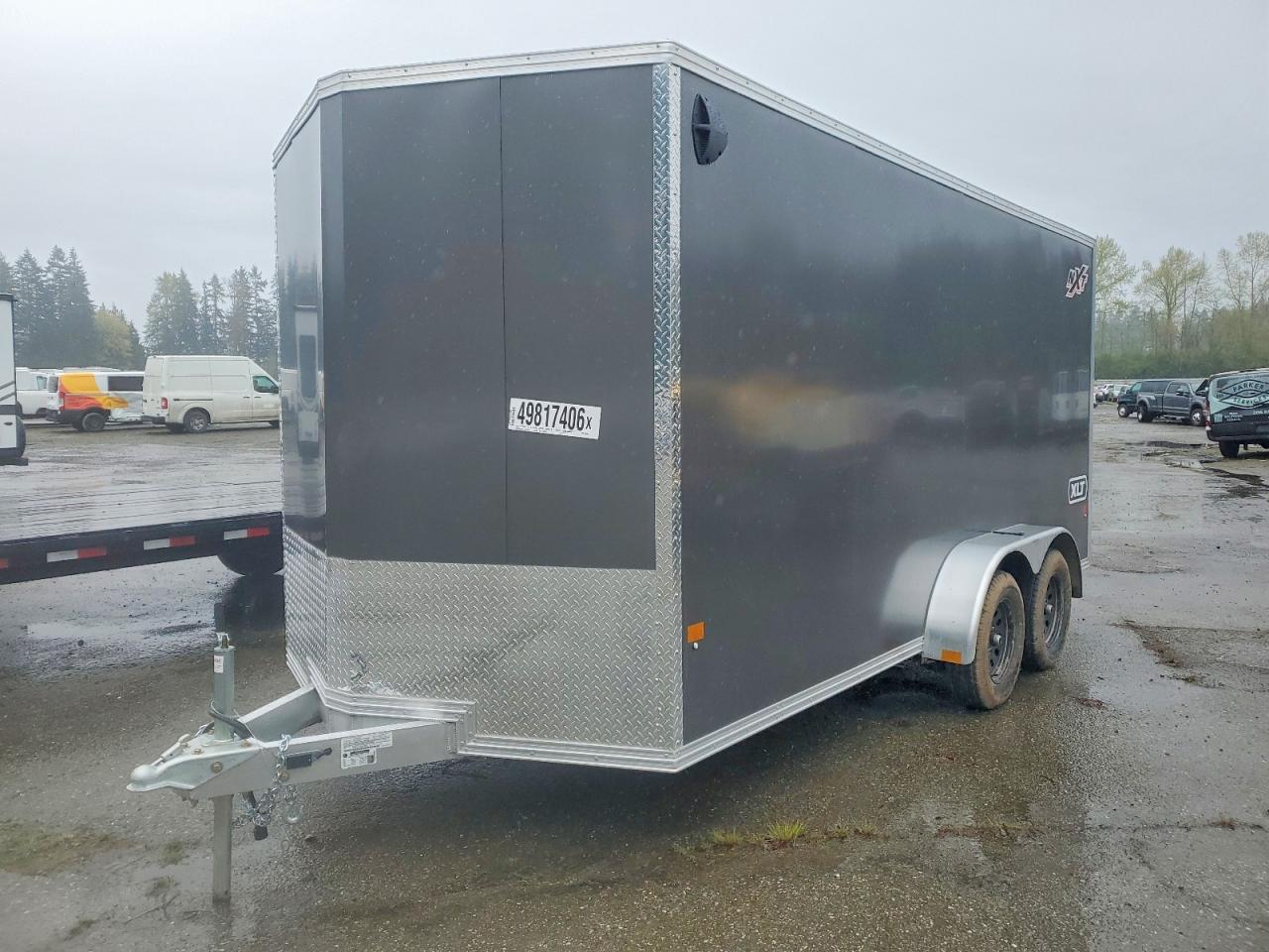 2026 ALCOM NXT 7X16 R-S ENCLOSED CARGO TRAILER VIN 5WFBE1628TB053930 photo 2