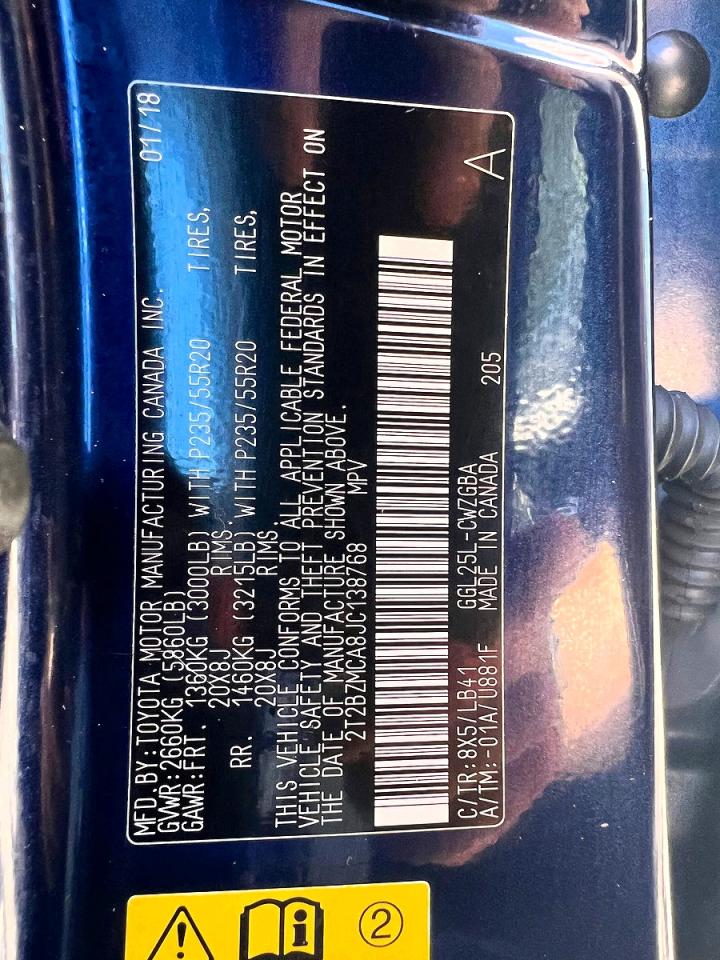 2018 LEXUS Rx350 VIN 2T2BZMCA8JC138768 photo 10