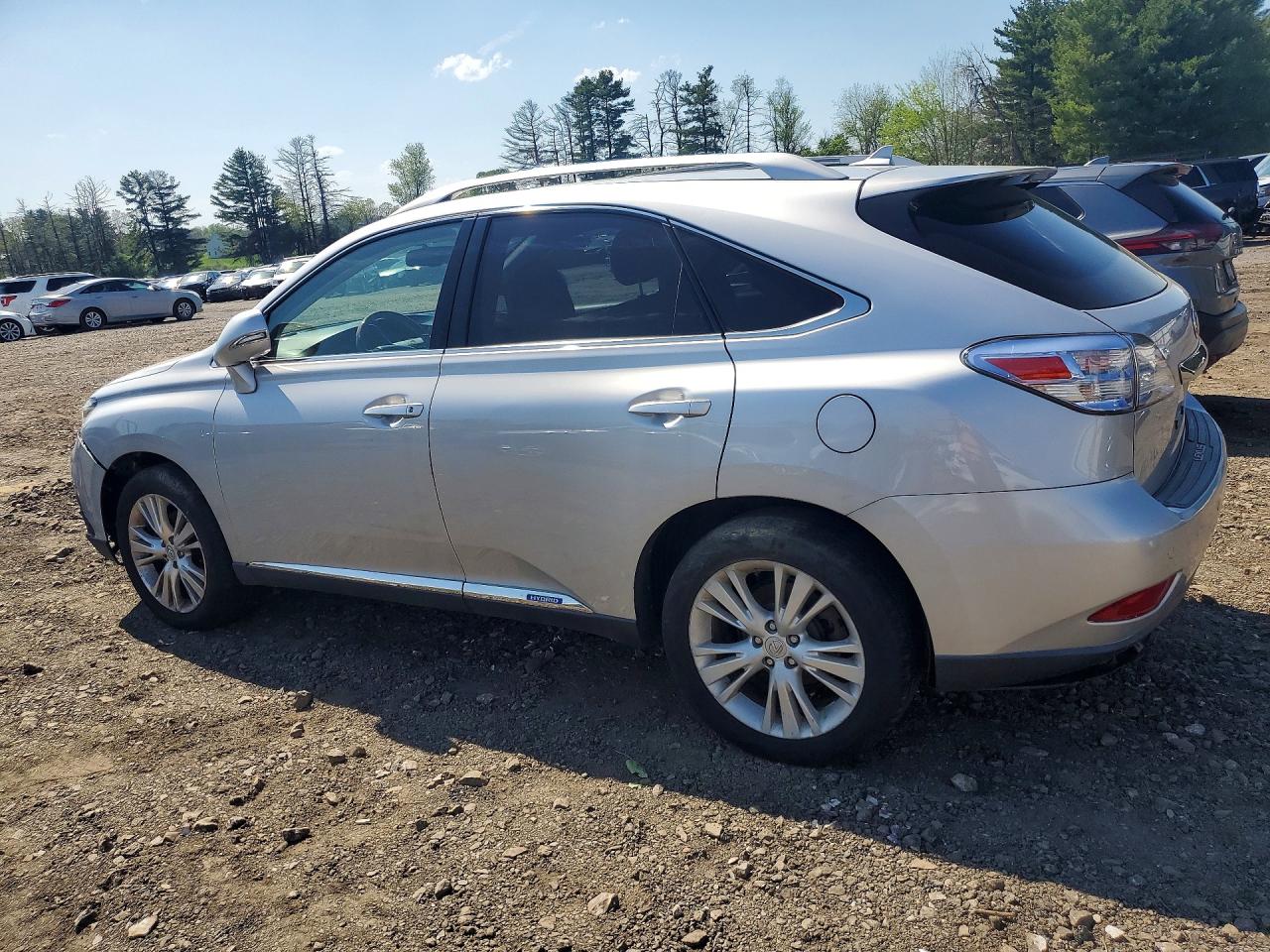 2011 Lexus Rx450 VIN JTJBC1BA2B2043500 photo 2