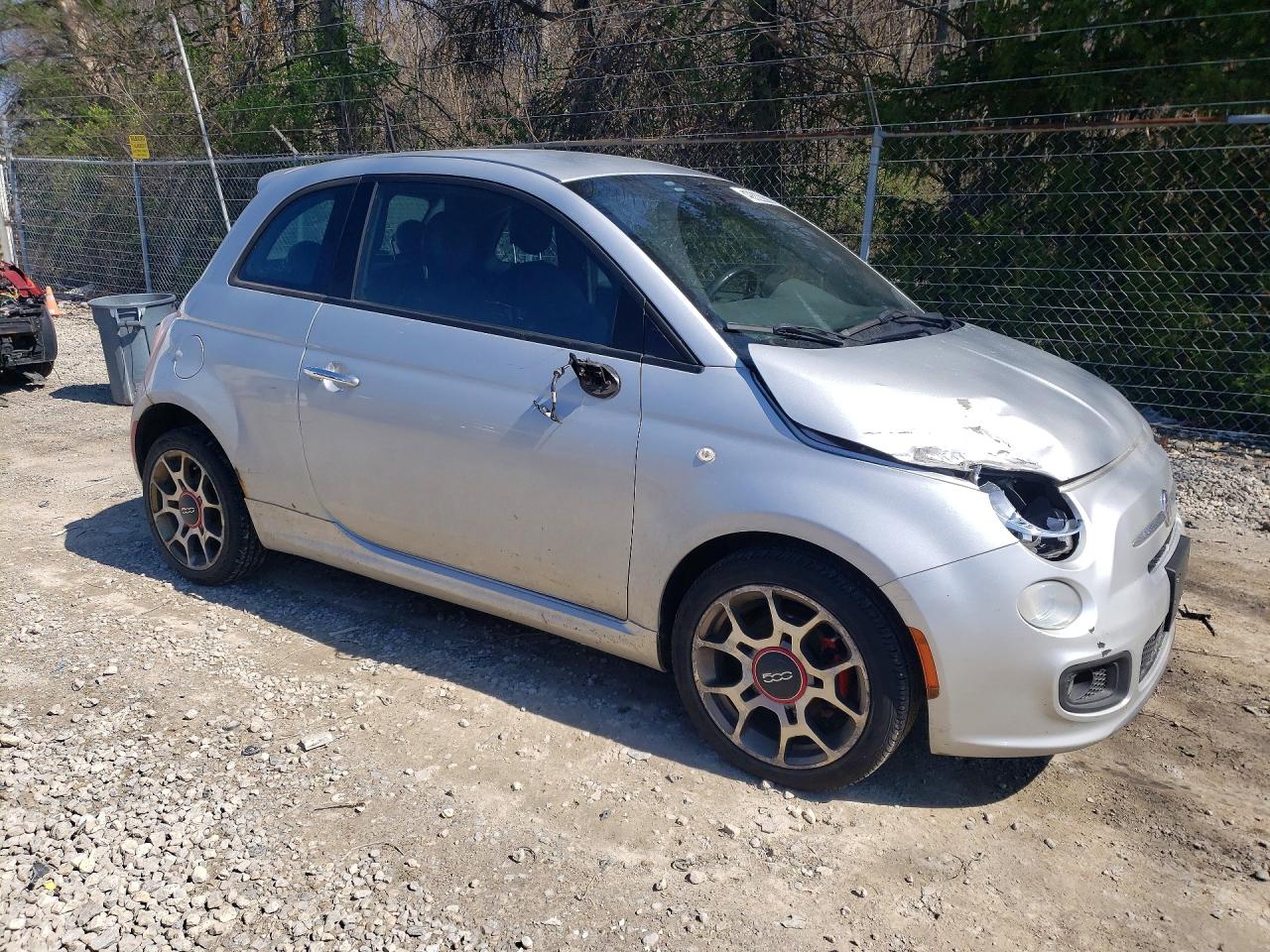 2014 Fiat 500 VIN 3C3CFFBRXET194738 photo 4