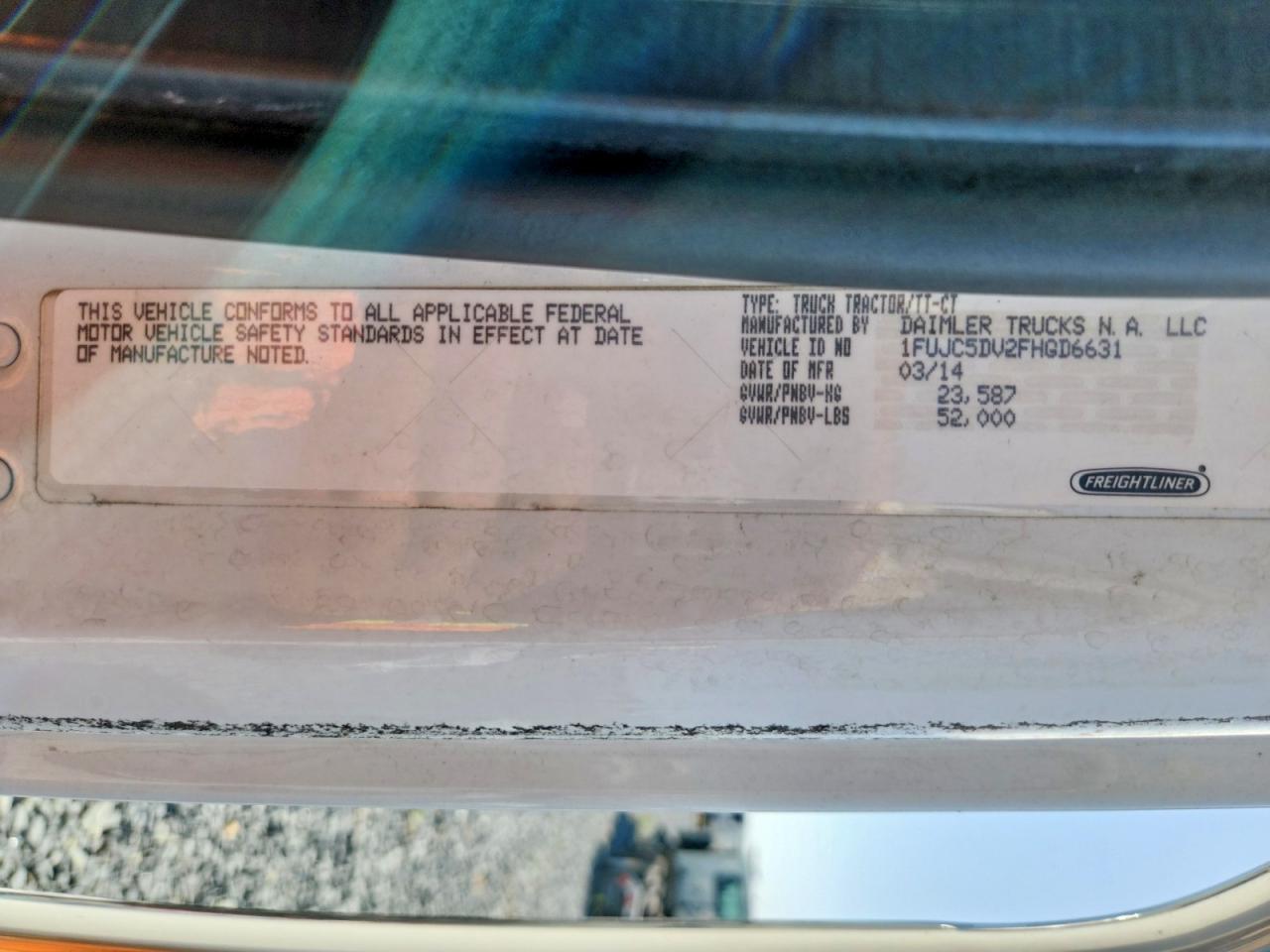 2015 FREIGHTLINER All other VIN 1FUJC5DV2FHGD6631 photo 10