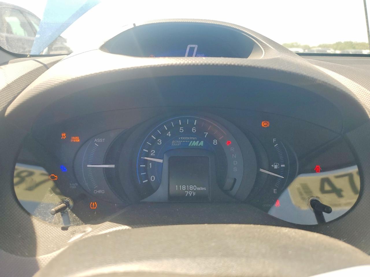 2013 Honda Insight VIN JHMZE2H72DS002654 photo 9