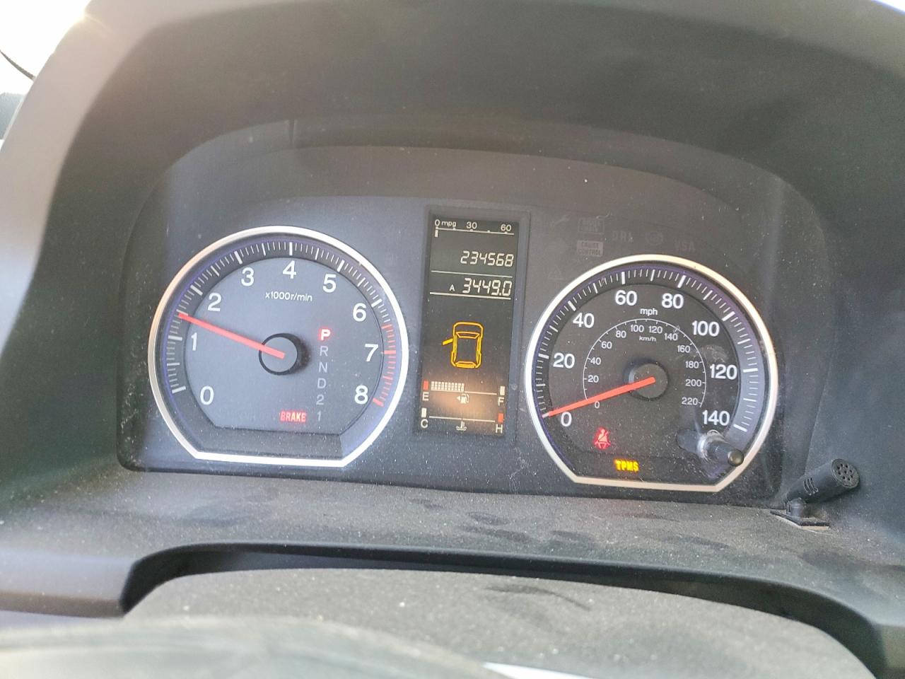 2007 Honda Crv VIN JHLRE48337C014047 photo 9