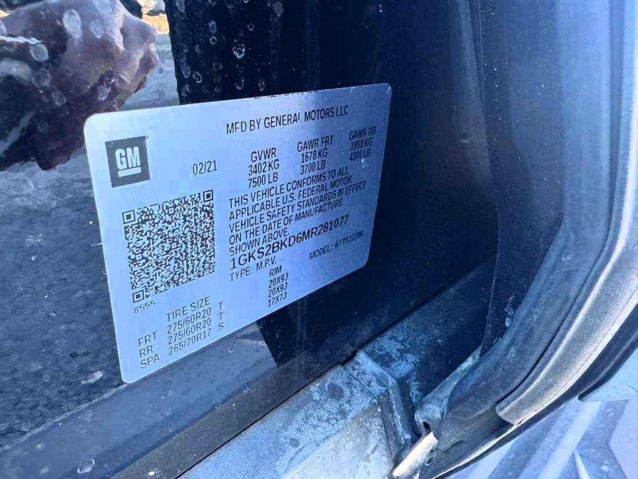 2021 GMC Yukon VIN 1GKS2BKD6MR281077 photo 10