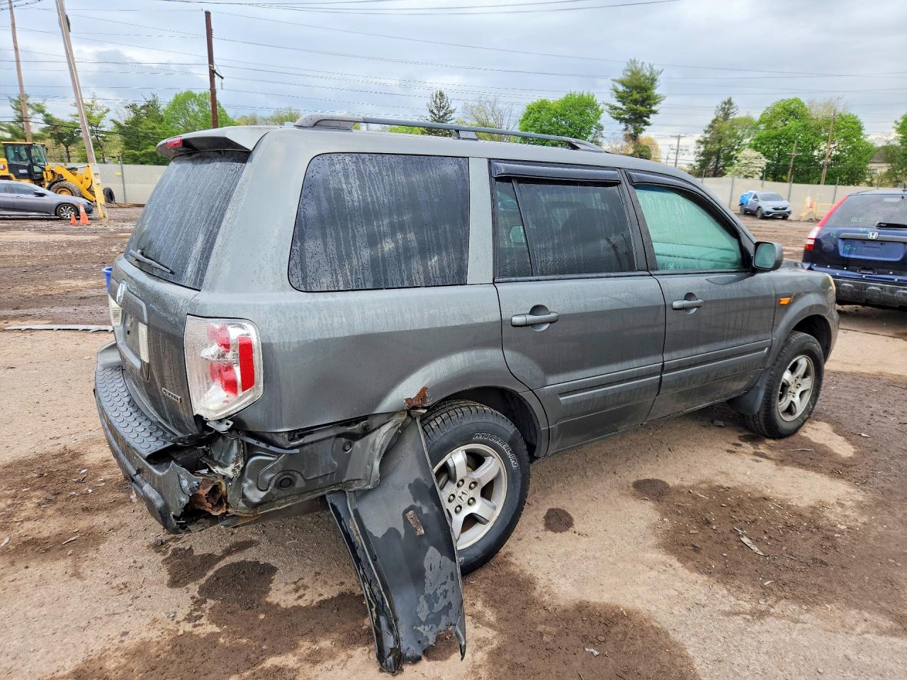 2007 Honda Pilot VIN 2HKYF18587H528776 photo 3