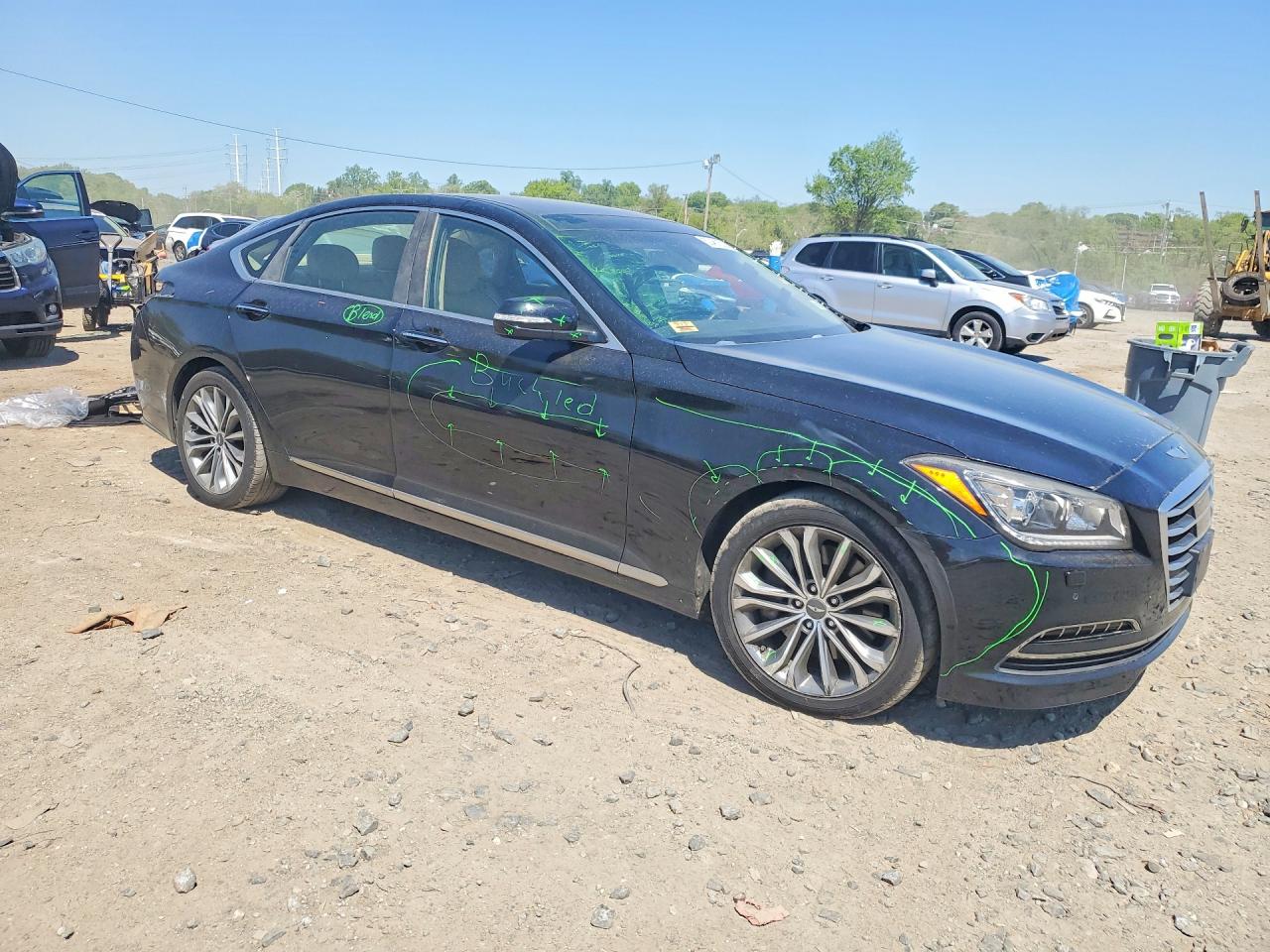 2015 Hyundai Genesis VIN KMHGN4JE7FU101194 photo 4