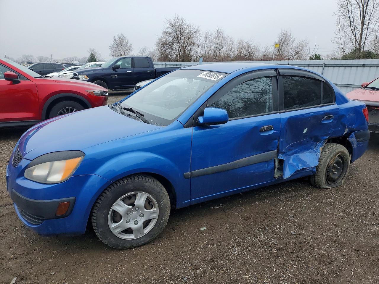 2008 Kia Rio VIN KNADE123786432168 photo 1