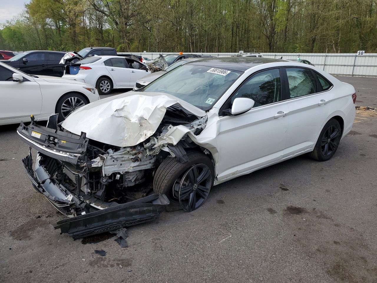 2022 Volkswagen Jetta VIN 3VW7M7BU6NM031461 photo 1