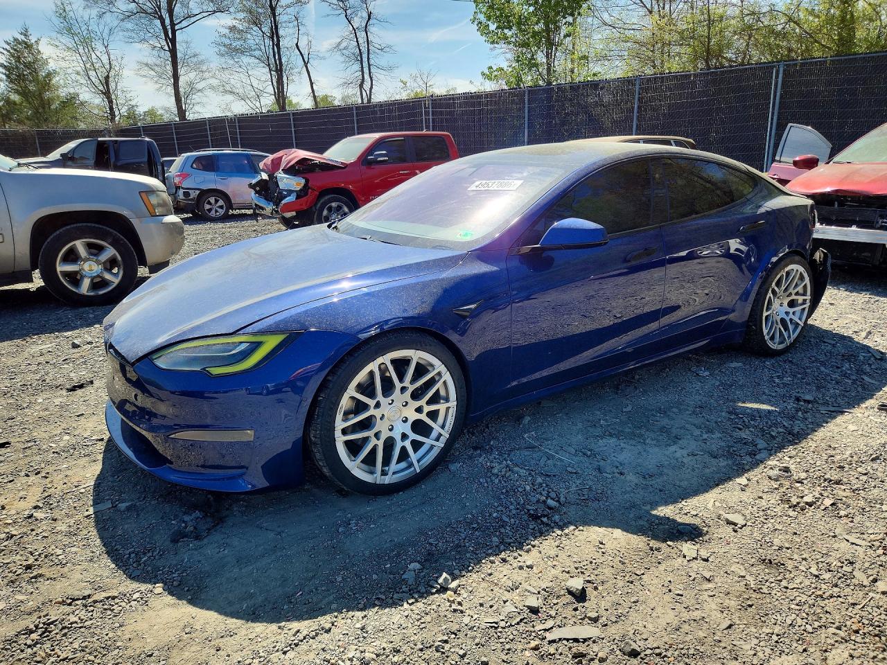 2022 Tesla Model s VIN 5YJSA1E66NF459809 photo 1
