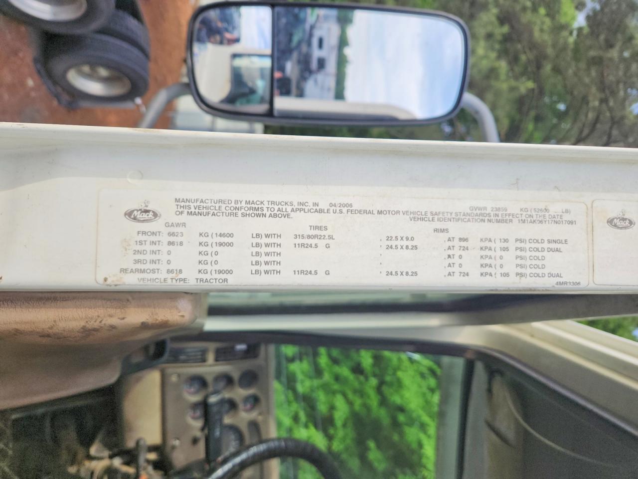 2007 MACK All other VIN 1M1AK06Y17N017091 photo 10