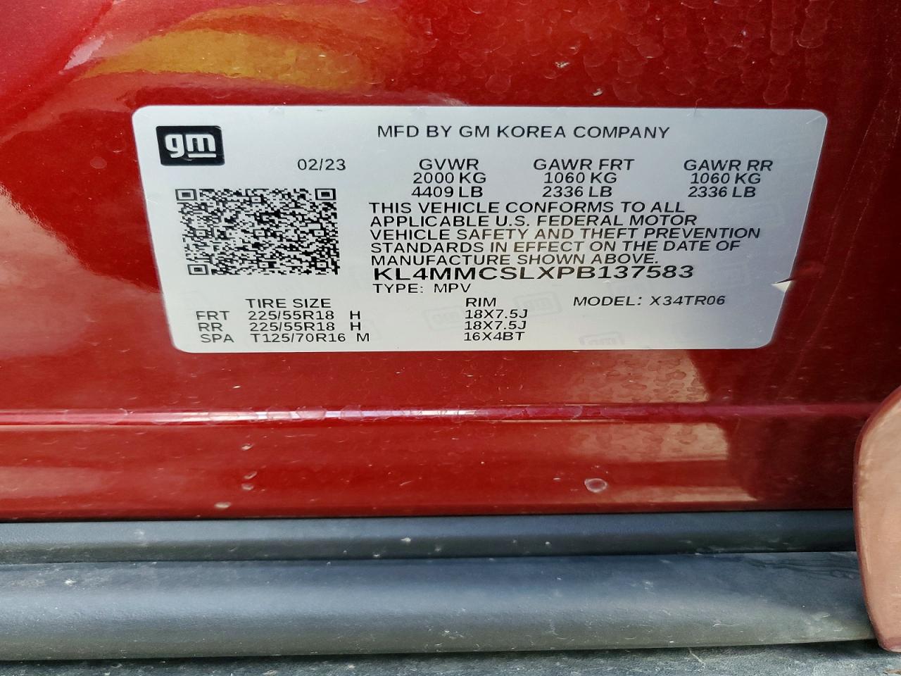 2023 Buick Encore VIN KL4MMCSLXPB137583 photo 12