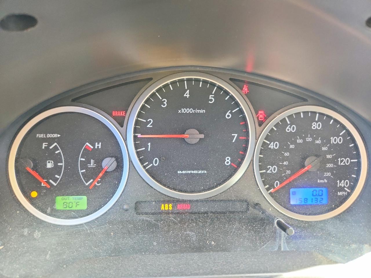 2006 Subaru Wrx VIN JF1GG796X6G818013 photo 9