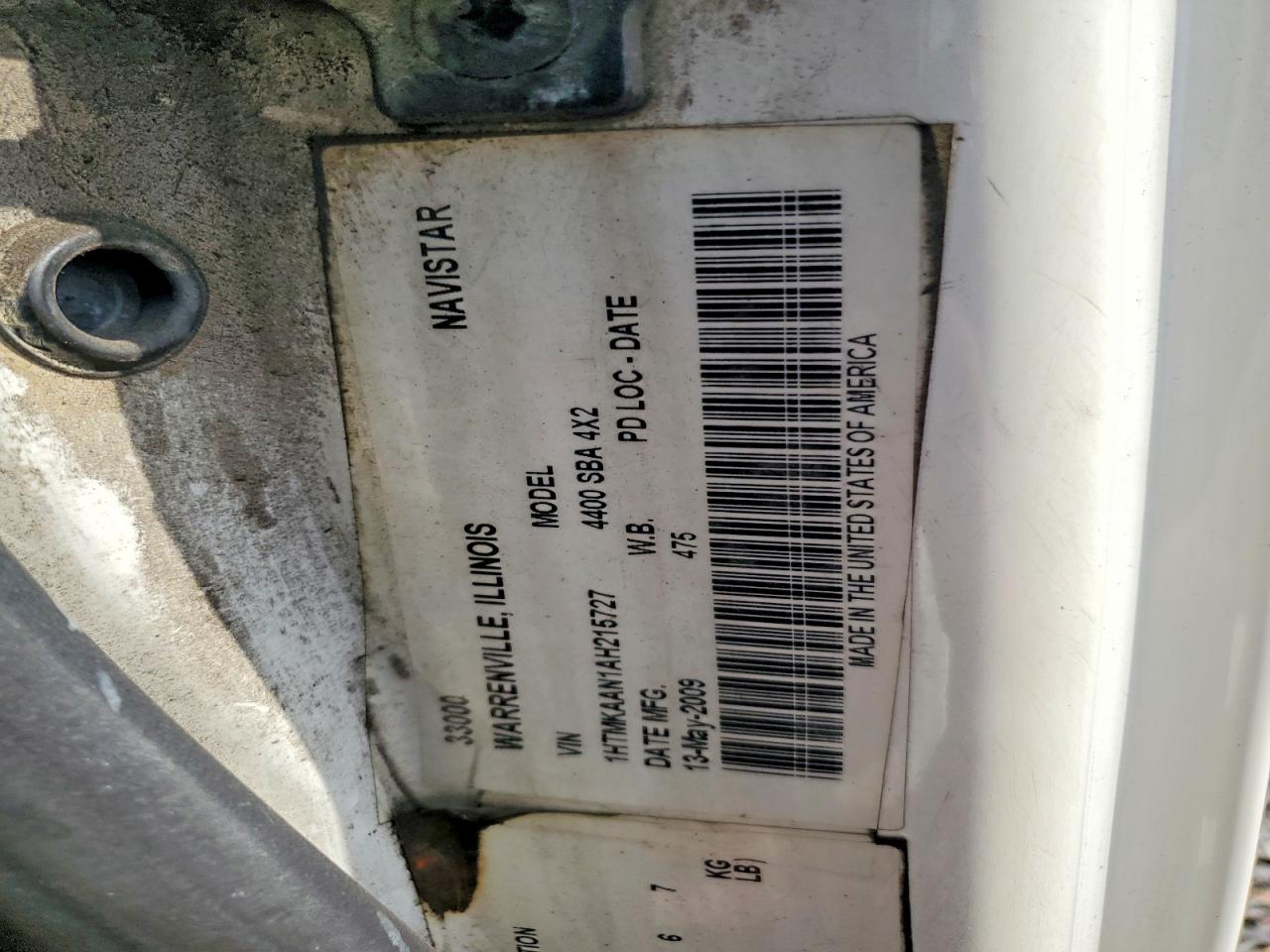 2010 International All models VIN 1HTMKAAN1AH215727 photo 10