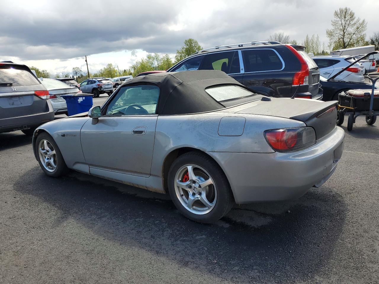 2001 Honda S2000 VIN JHMAP11411T001616 photo 2
