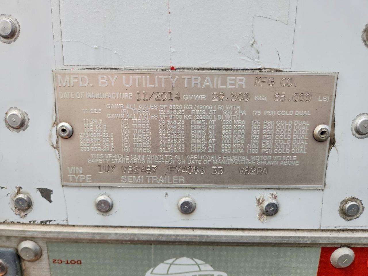 2015 UTILITY All models VIN 1UYVS2487FM408333 photo 10