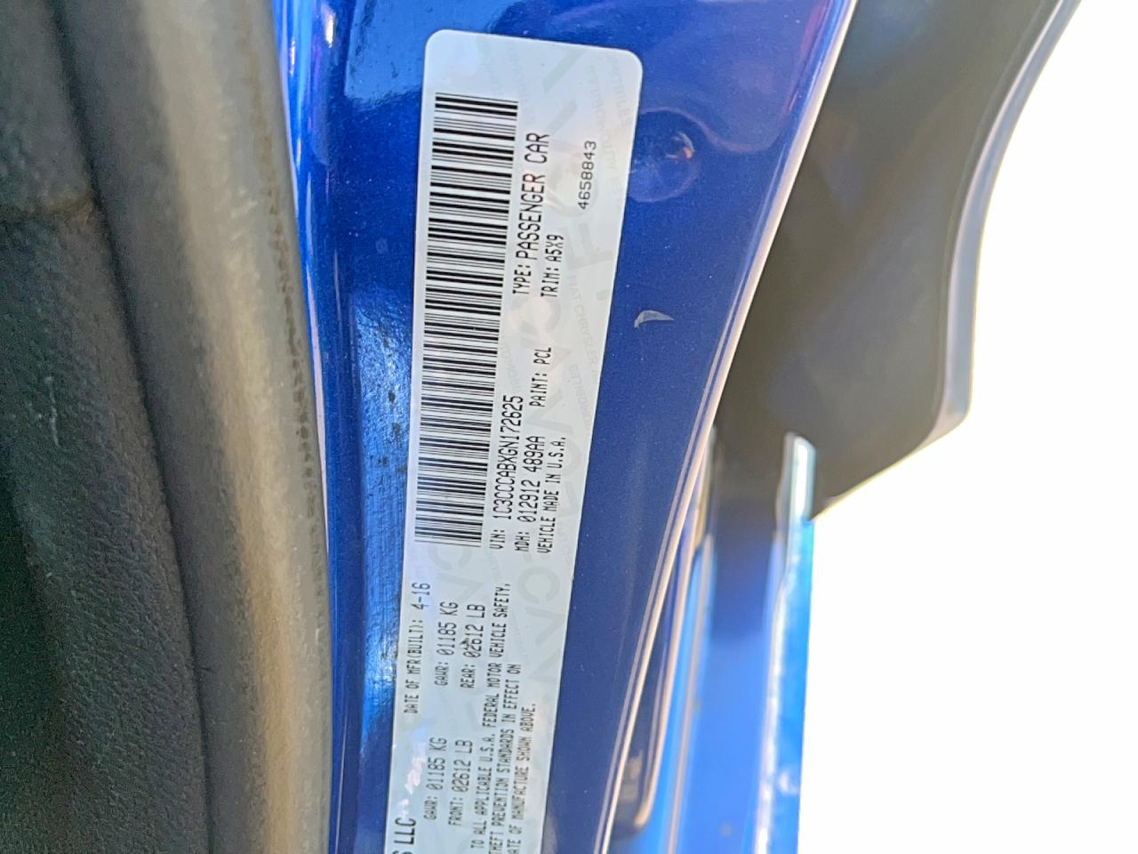 2016 Chrysler 200 VIN 1C3CCCABXGN172625 photo 10