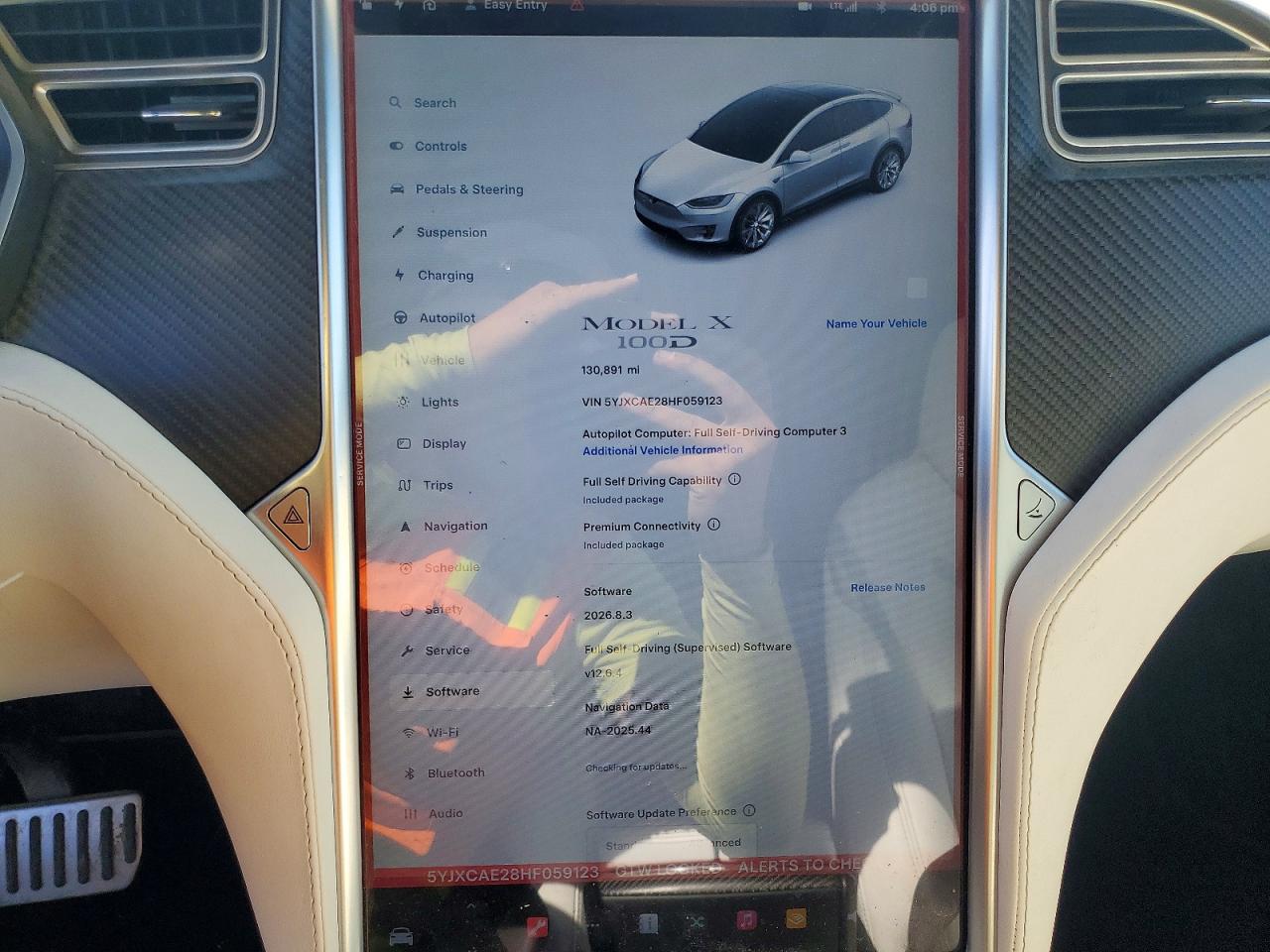 2017 Tesla Model x VIN 5YJXCAE28HF059123 photo 9
