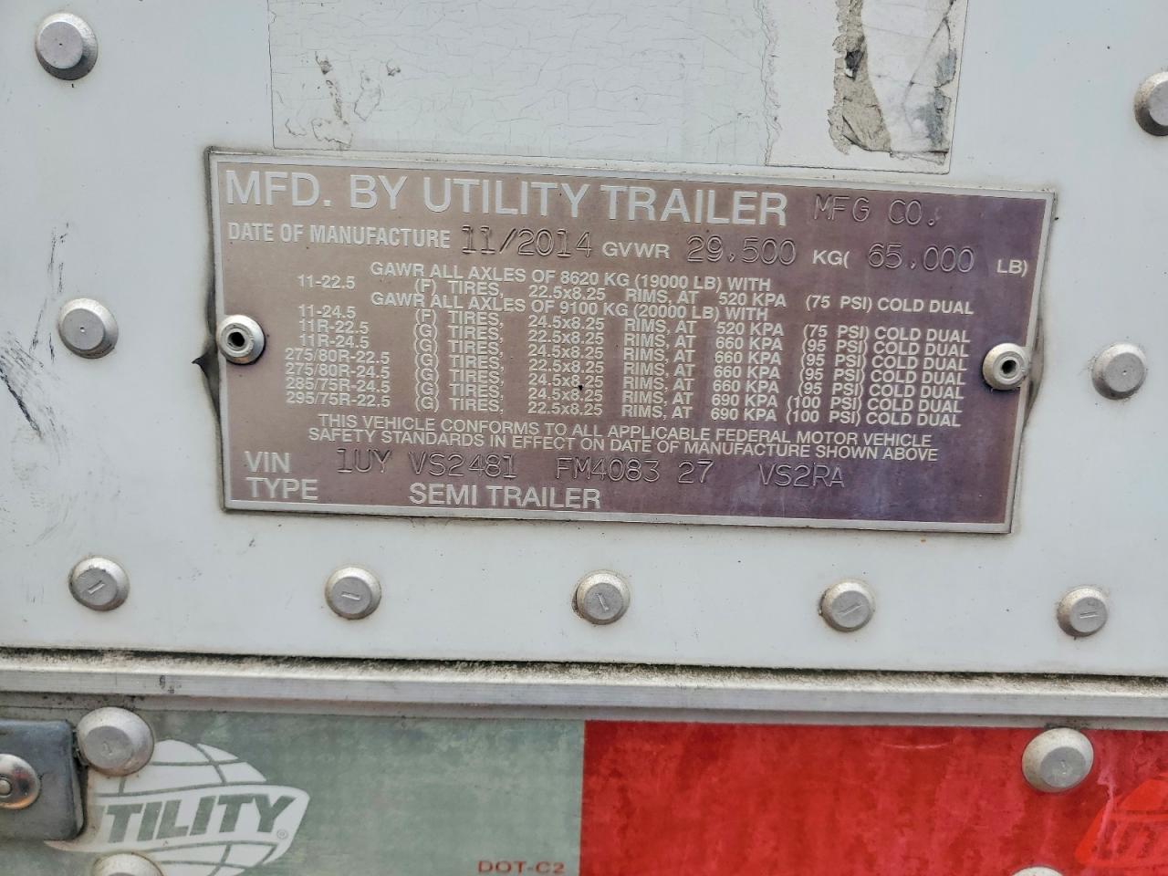 2015 UTILITY All models VIN 1UYVS2481FM408327 photo 10