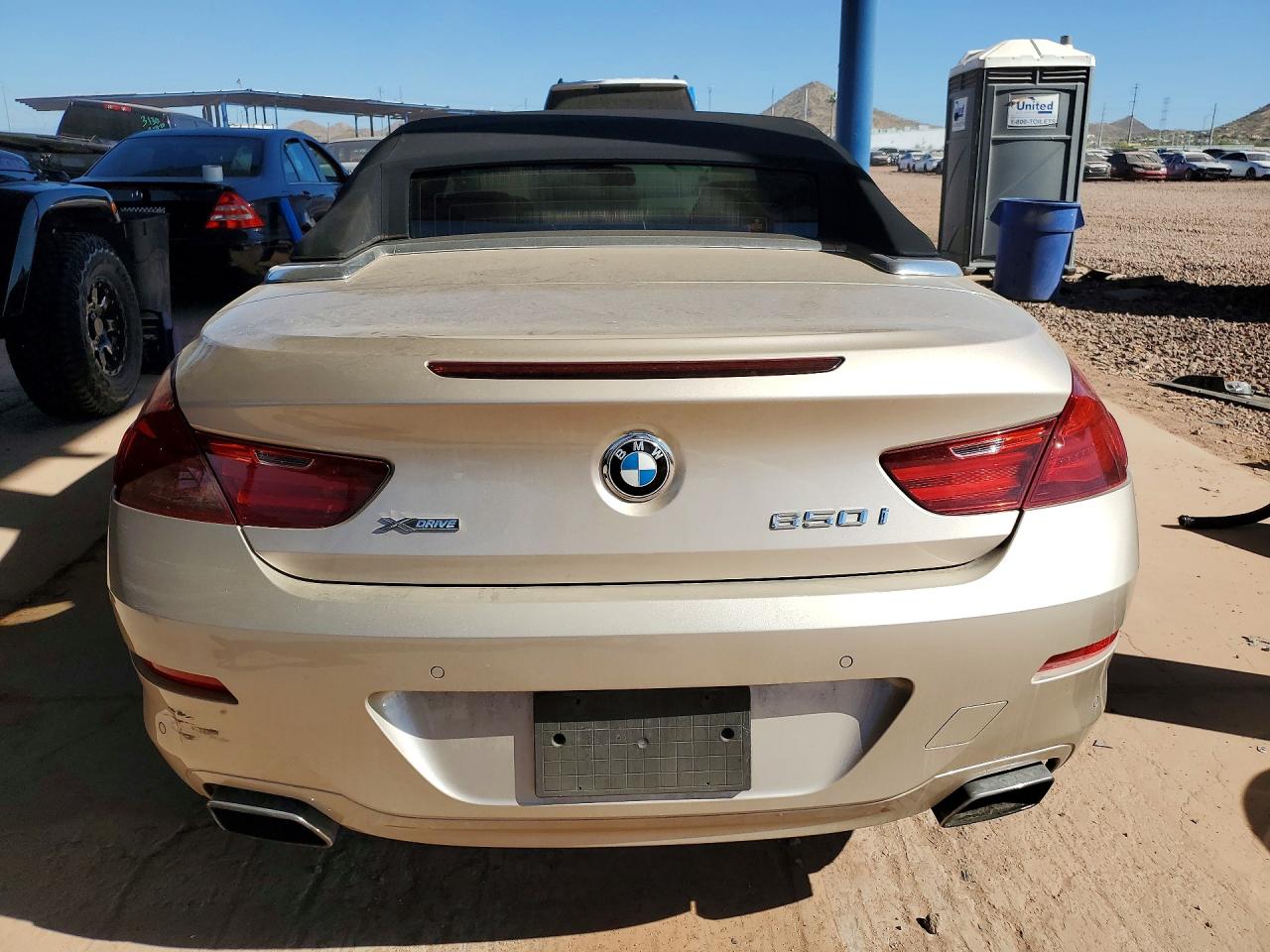 2013 BMW 6 series VIN WBAYP1C54DDX00529 photo 6