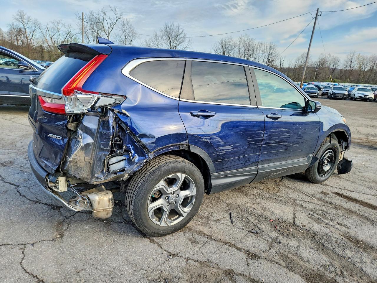 2017 Honda Crv VIN 2HKRW2H53HH668407 photo 3