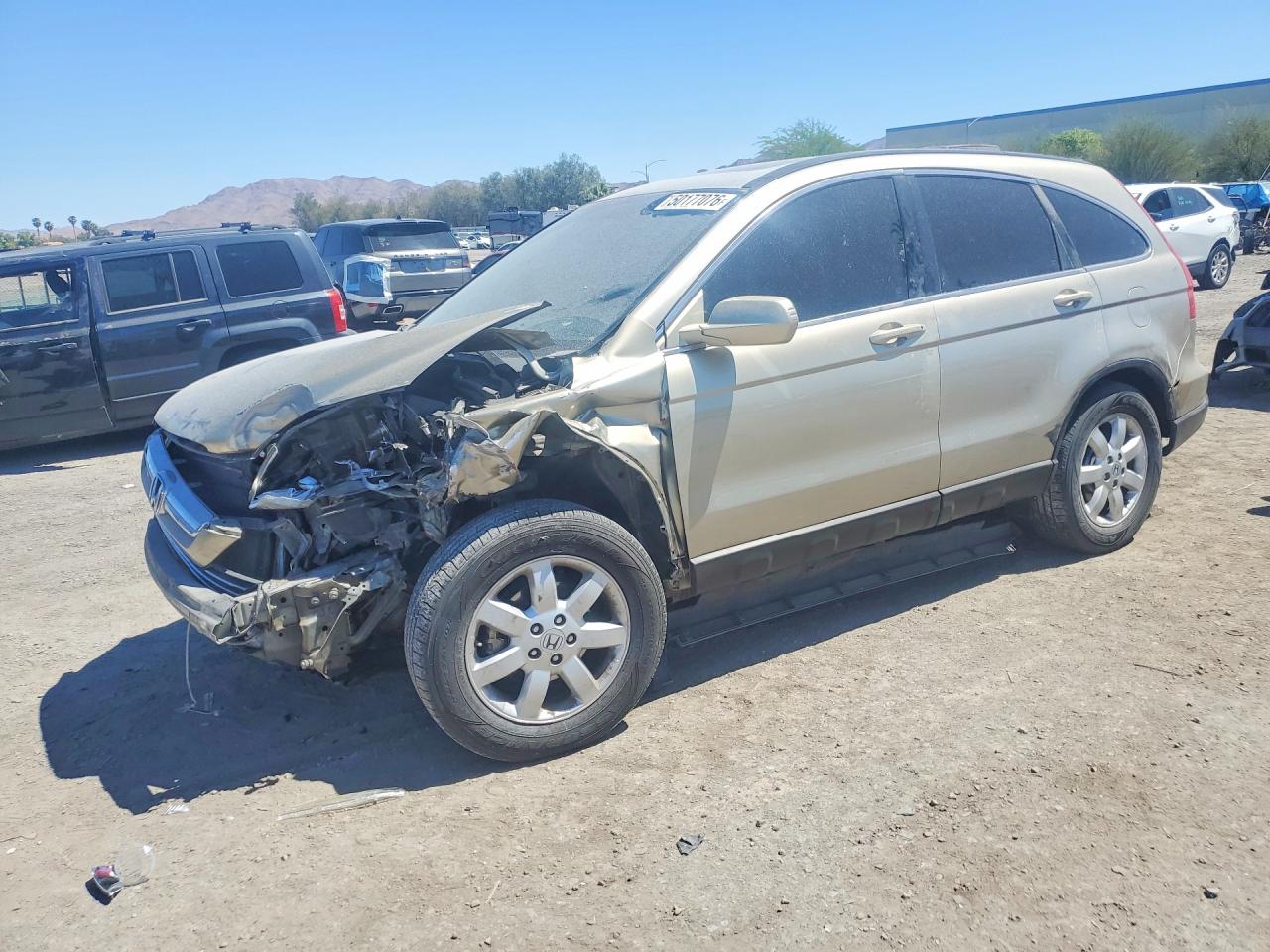 2007 Honda Crv VIN JHLRE48787C014645 photo 1