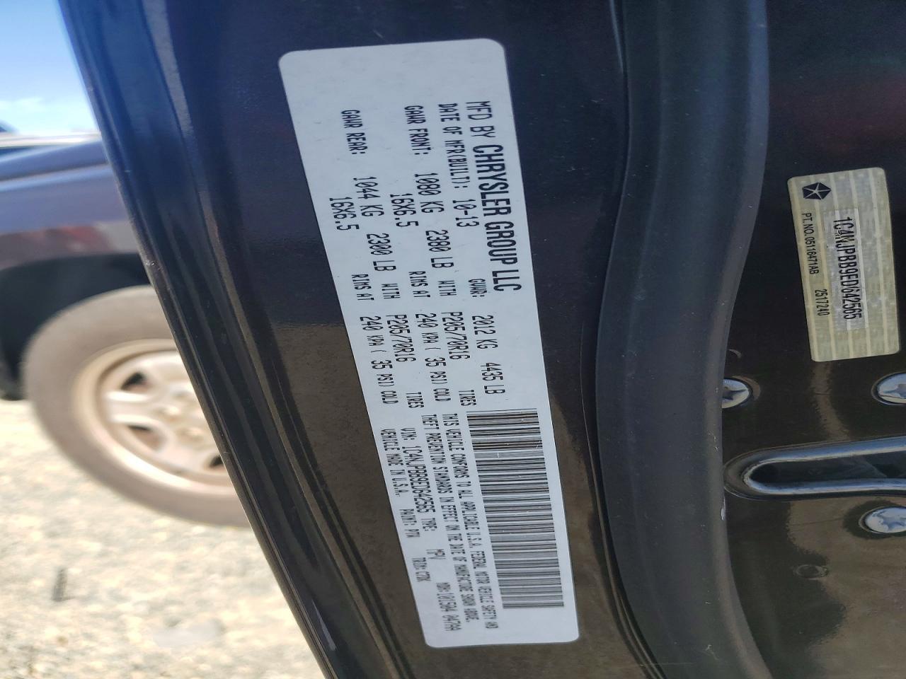 2014 JEEP Patriot VIN 1C4NJPBB9ED642565 photo 12