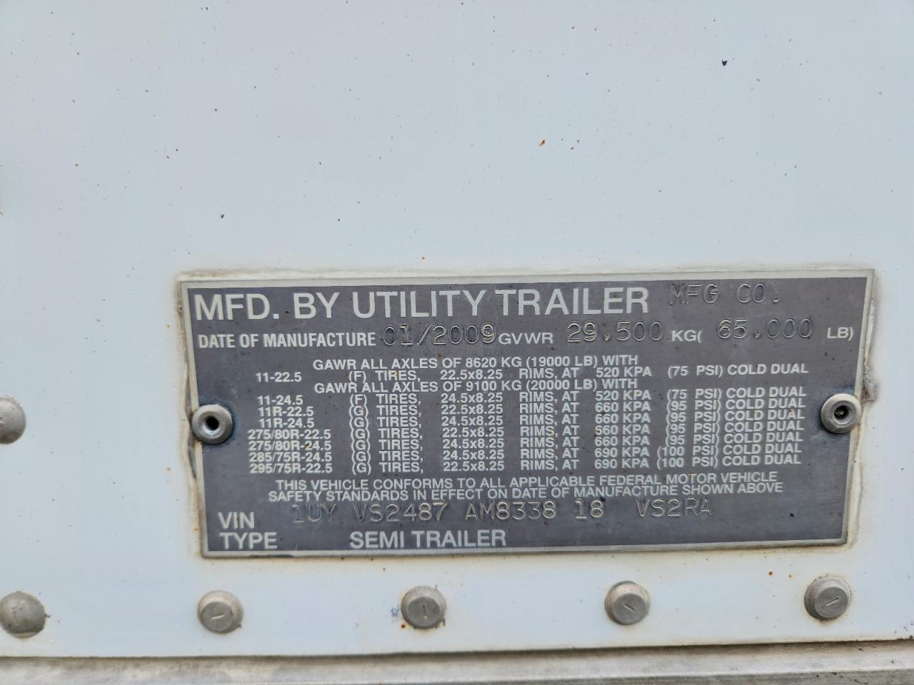 2010 UTILITY All models VIN 1UYVS2487AM833818 photo 10