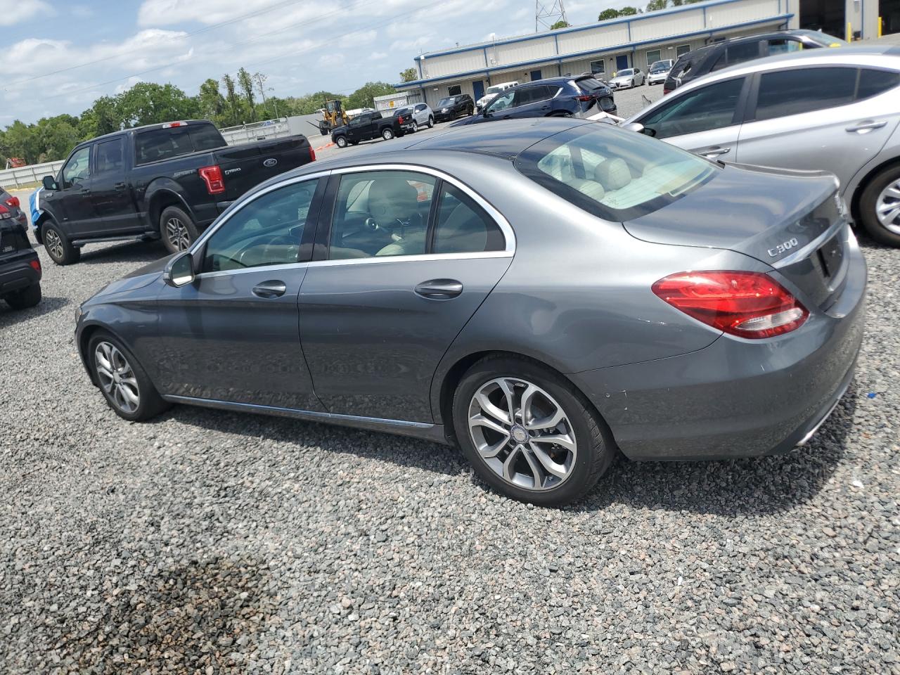 2017 Mercedes-Benz C class VIN 55SWF4JB7HU202975 photo 2