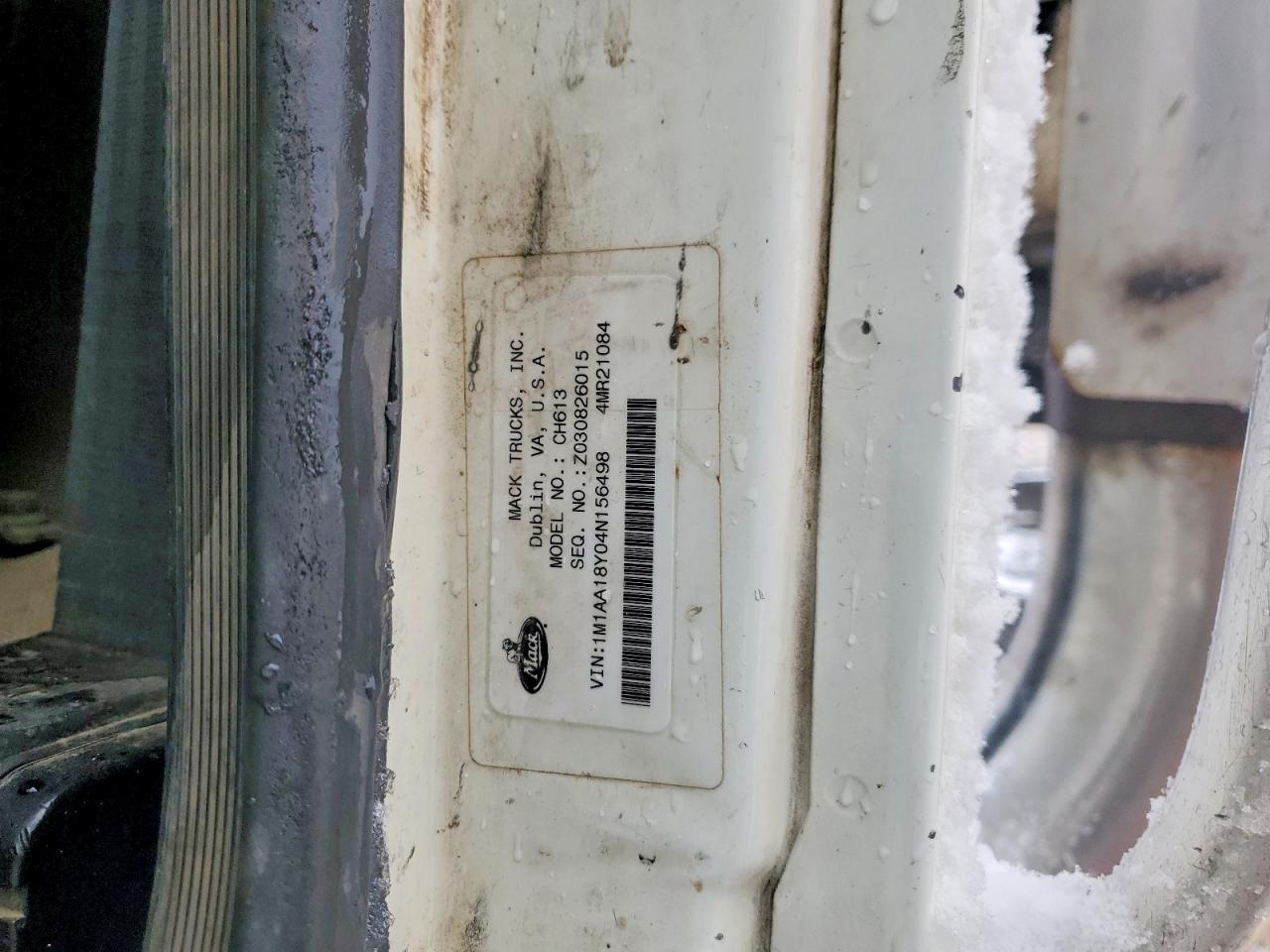 2004 MACK All other VIN 1M1AA18Y04N156498 photo 10
