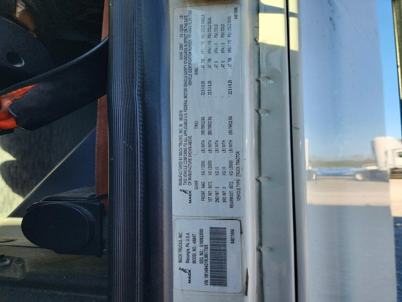 2020 MACK All other VIN 1M1AN4GY9LM017305 photo 10