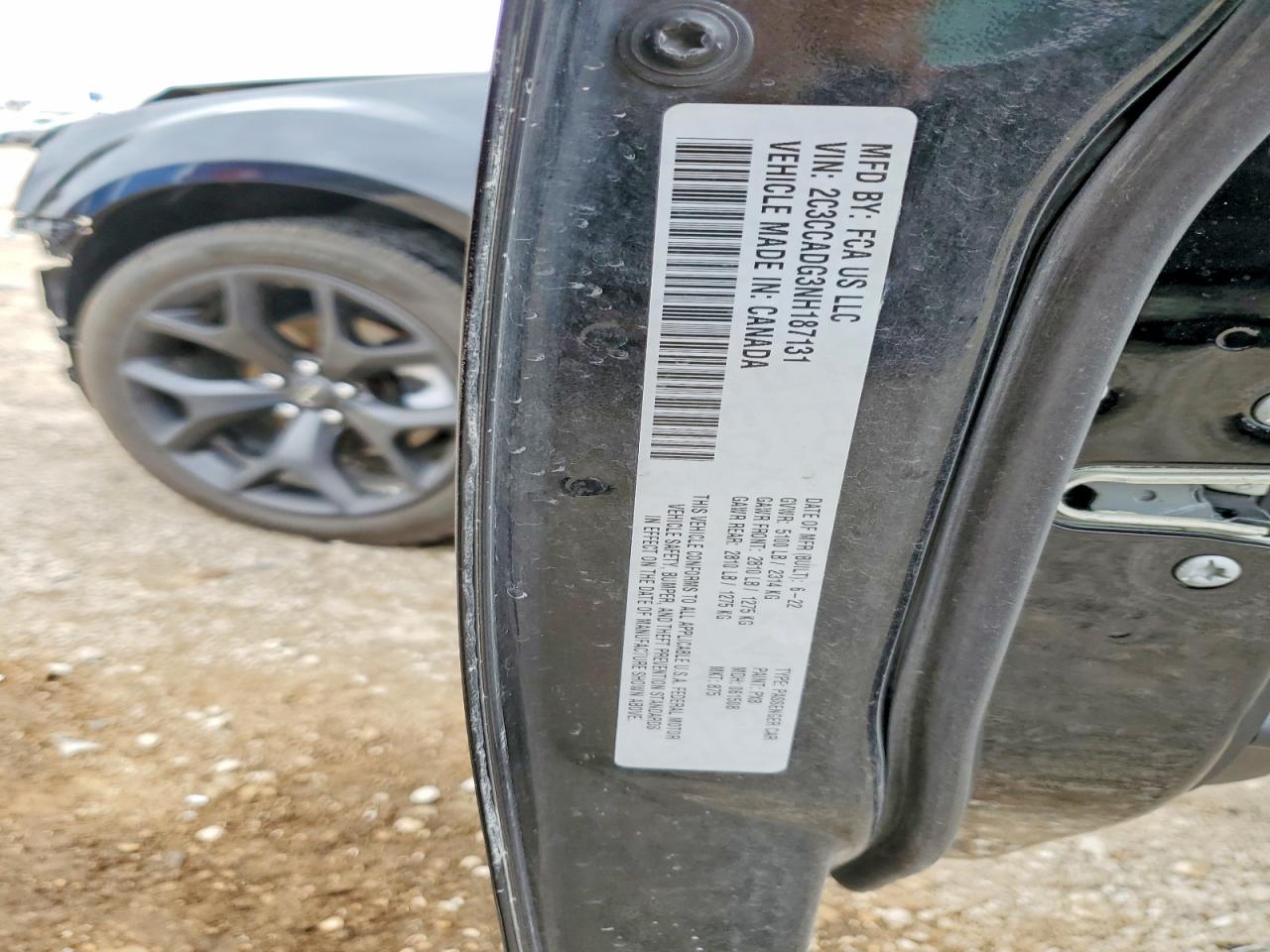 2022 Chrysler 300 VIN 2C3CCADG3NH187131 photo 12