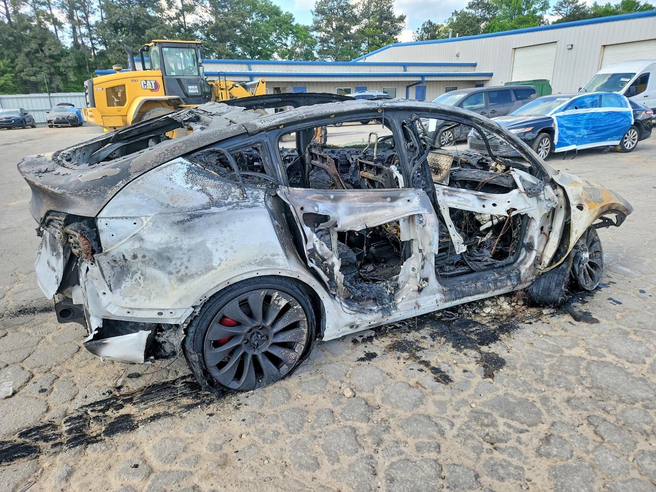 2022 Tesla Model y VIN 7SAYGDEF0NF462430 photo 3