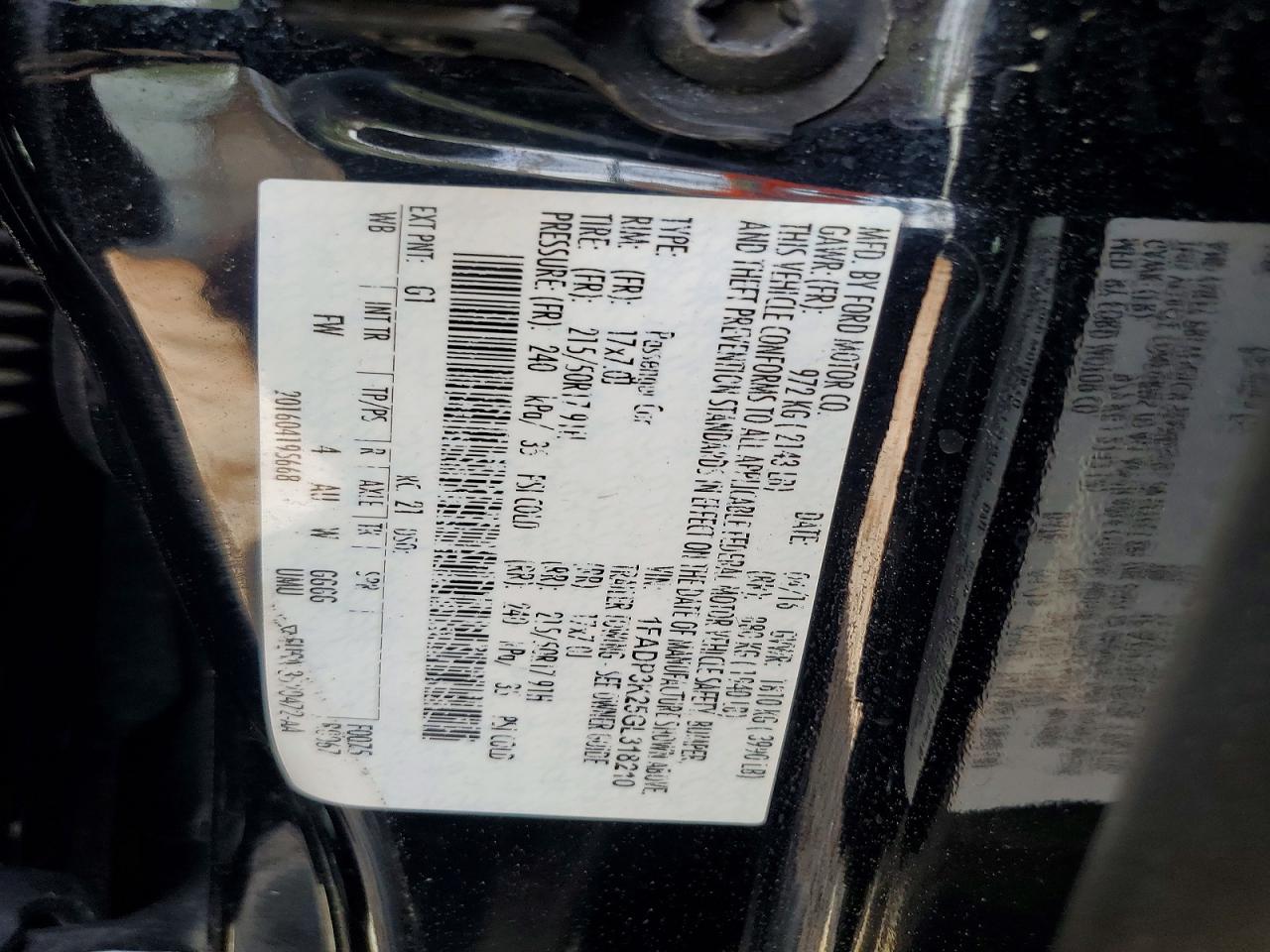 2016 Ford Focus VIN 1FADP3K25GL318210 photo 12
