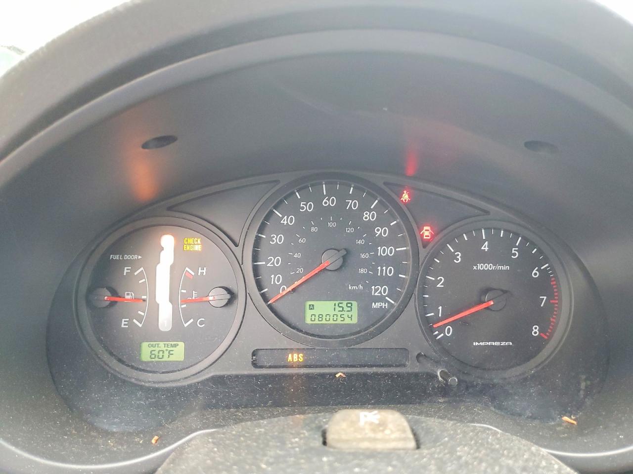2007 Subaru Impreza VIN JF1GD61607H522766 photo 9