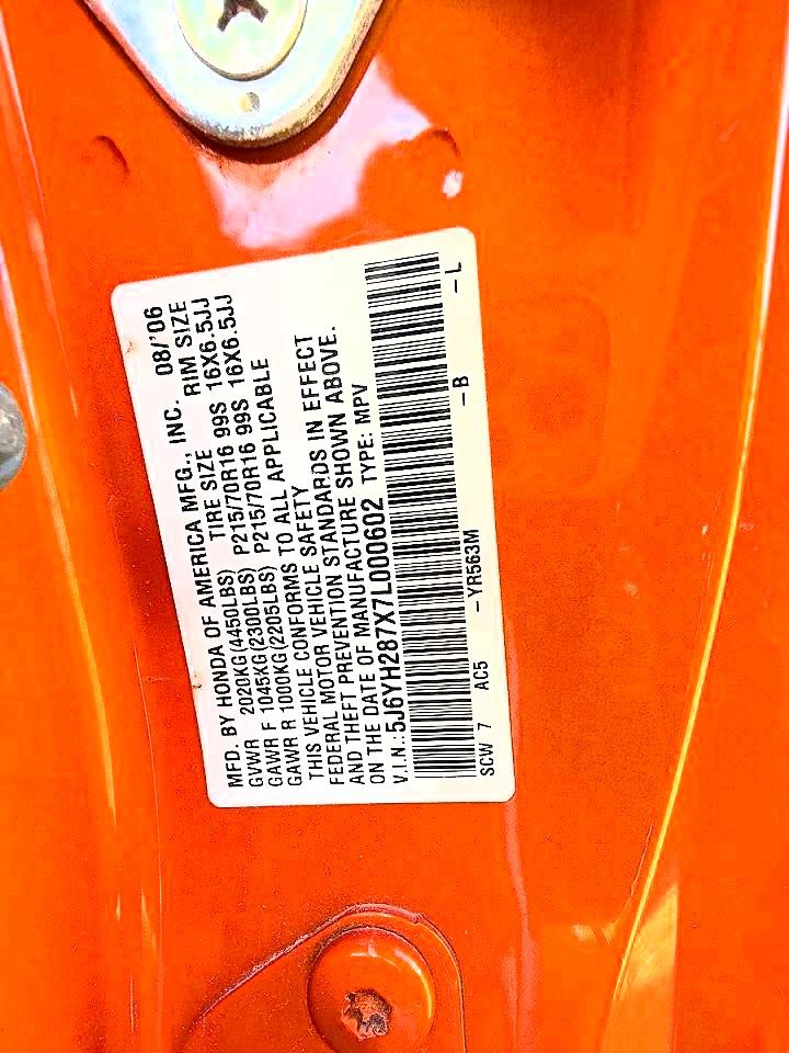 2007 Honda Element VIN 5J6YH287X7L000602 photo 10