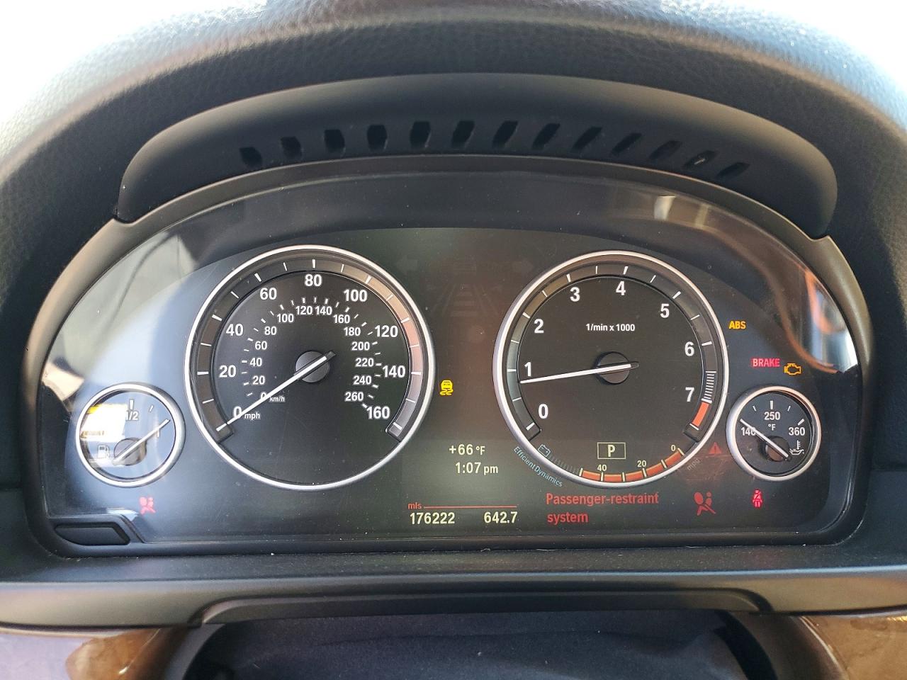 2012 BMW 5 series VIN WBAXG5C55CDX01867 photo 9