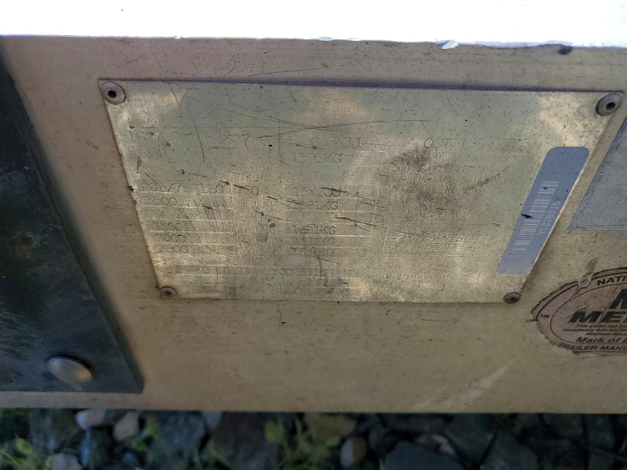 2000 FEATHERLITE Utility VIN 4FGL0112XYC028315 photo 10
