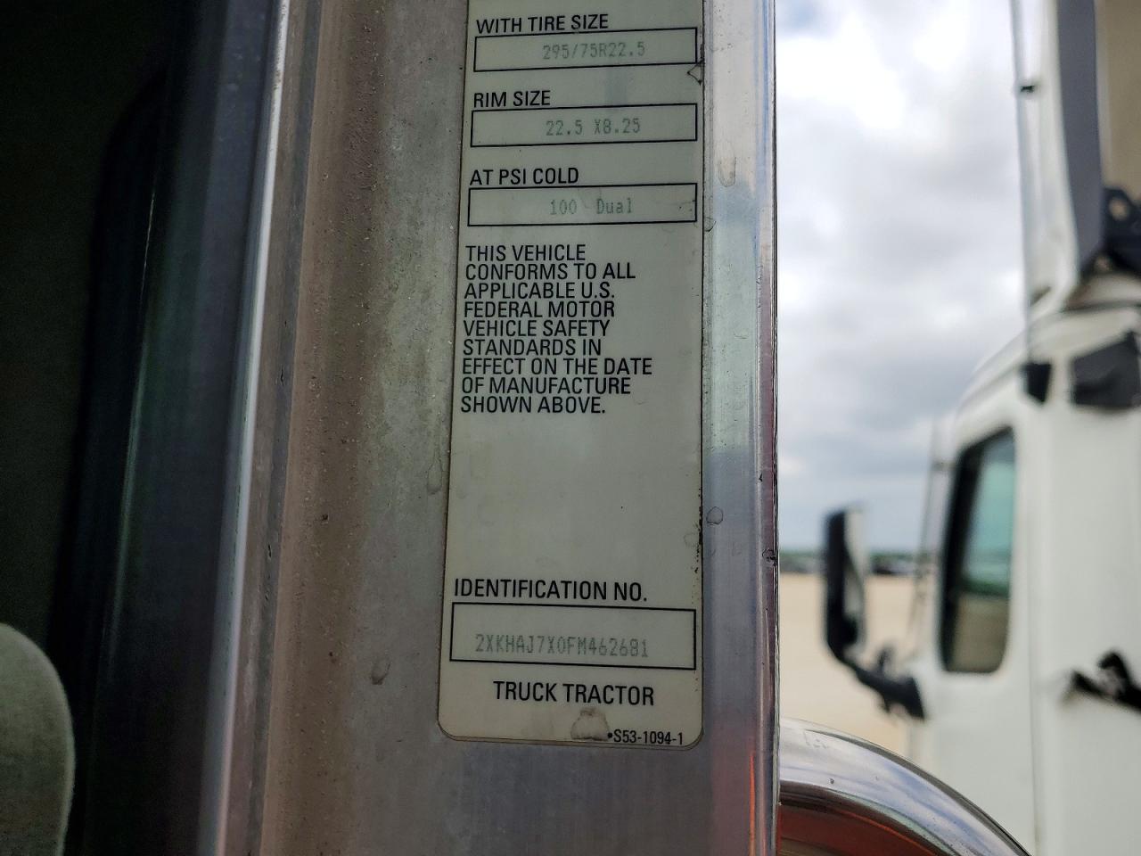 2015 KENWORTH All other VIN 2XKHAJ7X0FM462681 photo 10