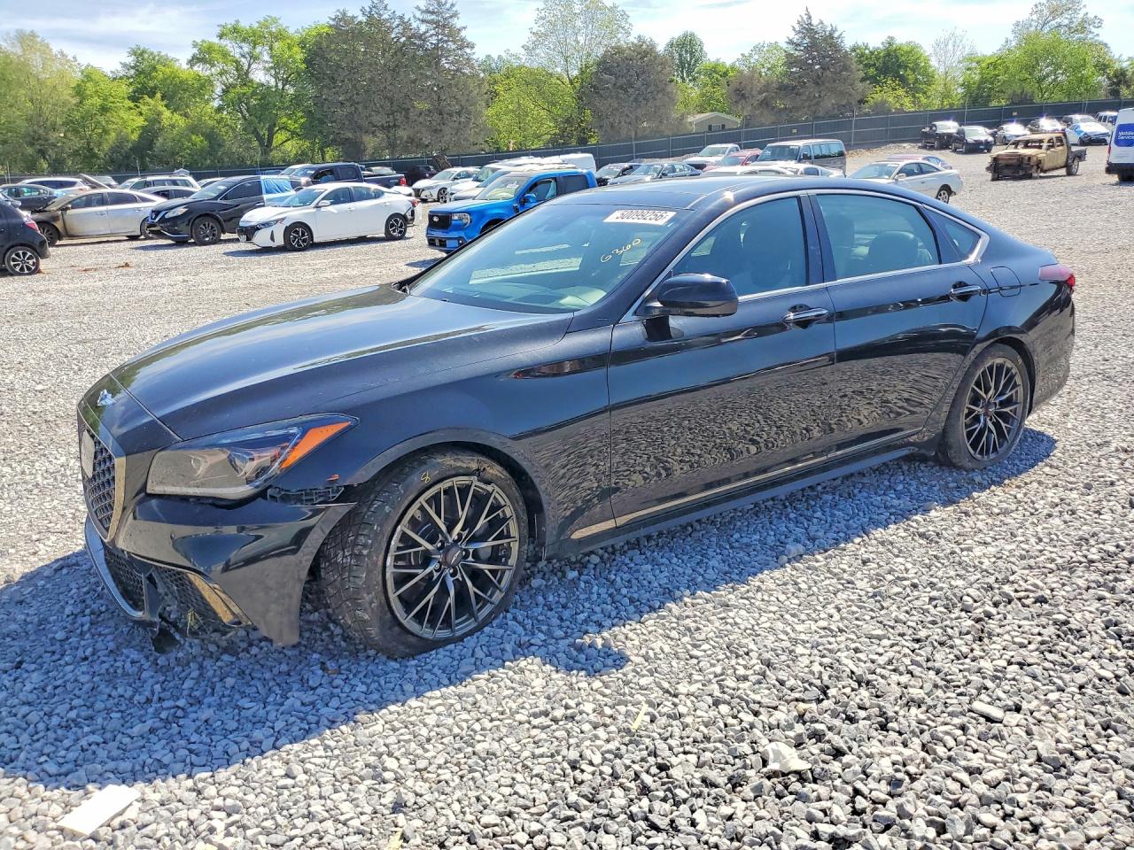 2018 Genesis G80 VIN KMHGN4JB3JU253018 photo 1