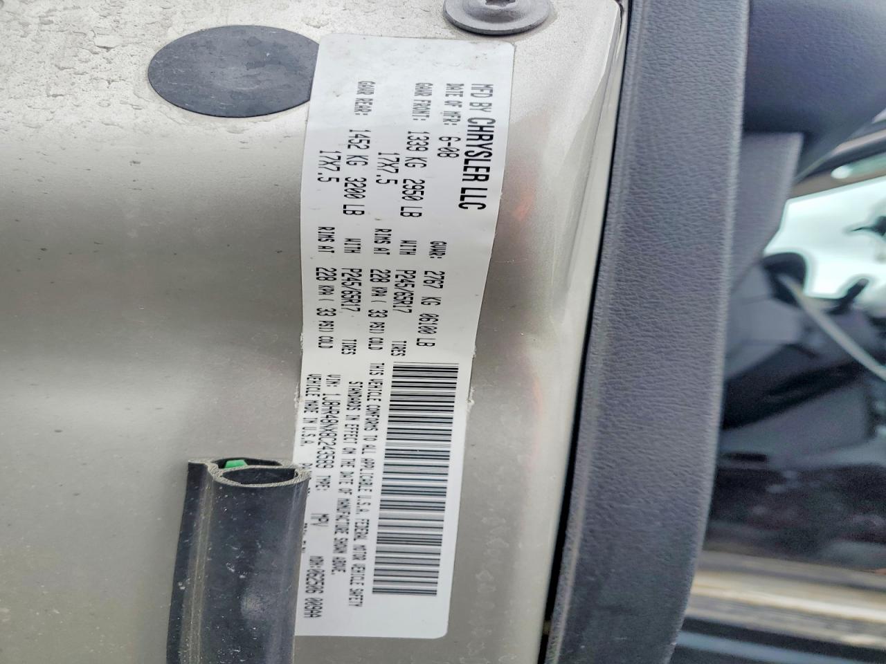 2008 Jeep Cherokee VIN 1J8HR48NX8C243589 photo 12
