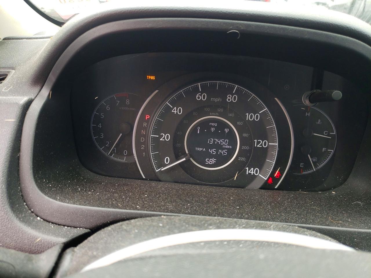 2012 Honda Crv VIN 5J6RM4H5XCL050629 photo 9