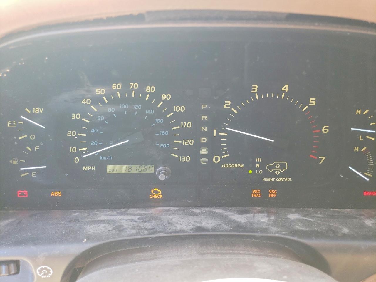 2002 Lexus Lx 470 bas VIN JTJHT00W023516940 photo 9