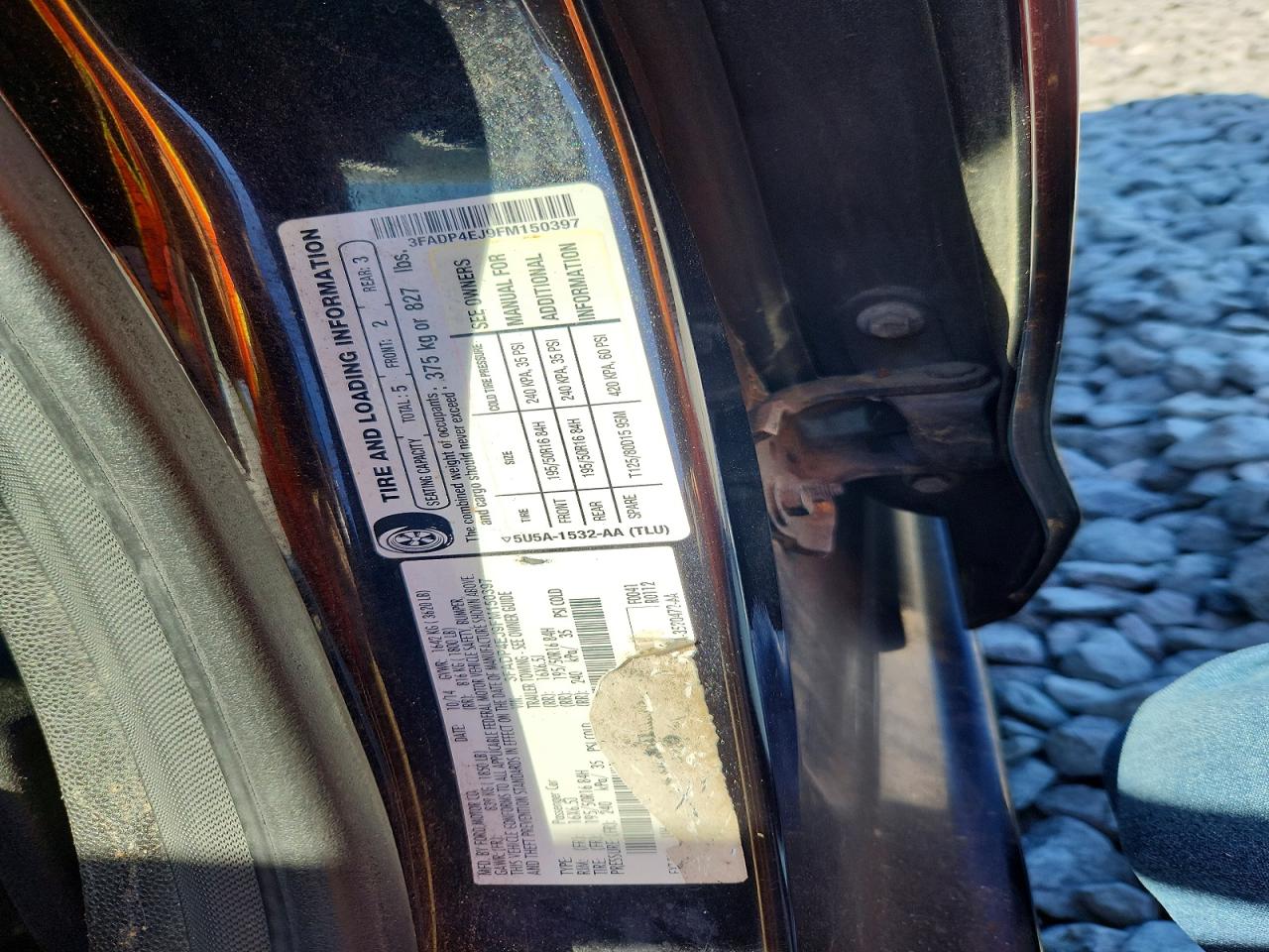 2015 Ford Fiesta VIN 3FADP4EJ9FM150397 photo 12