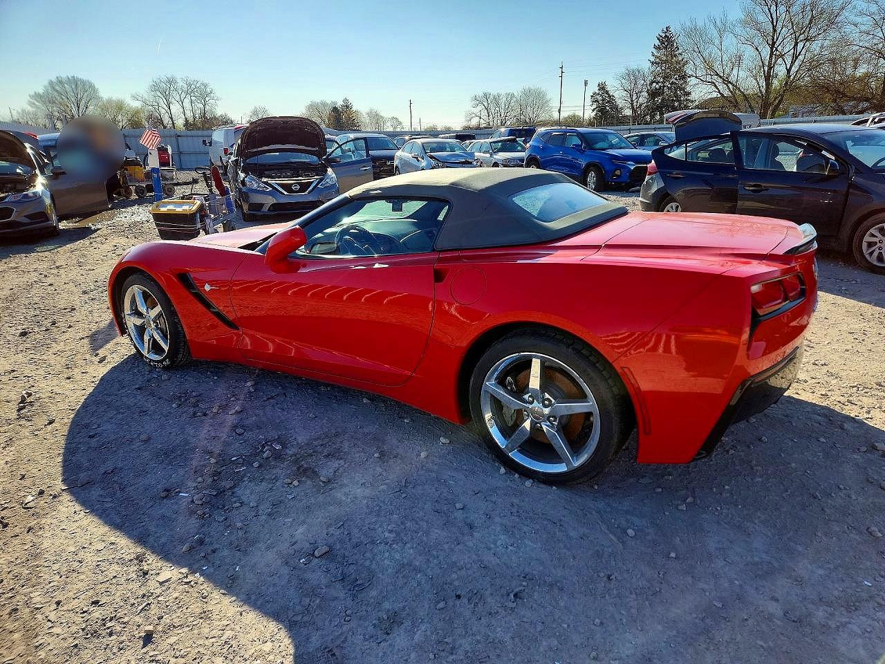 2014 CHEVROLET Corvette VIN 1G1YF3D75E5123130 photo 2