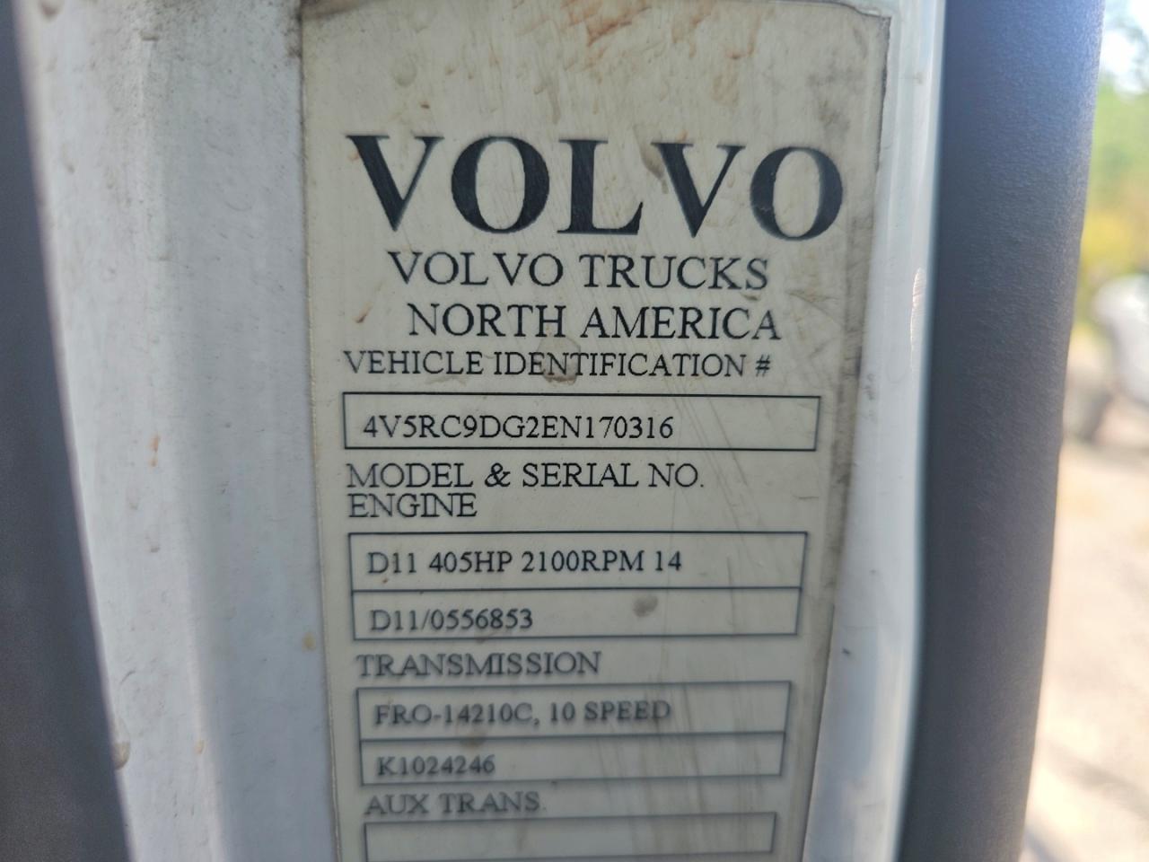 2014 VOLV All other VIN 4V5RC9DG2EN170316 photo 10